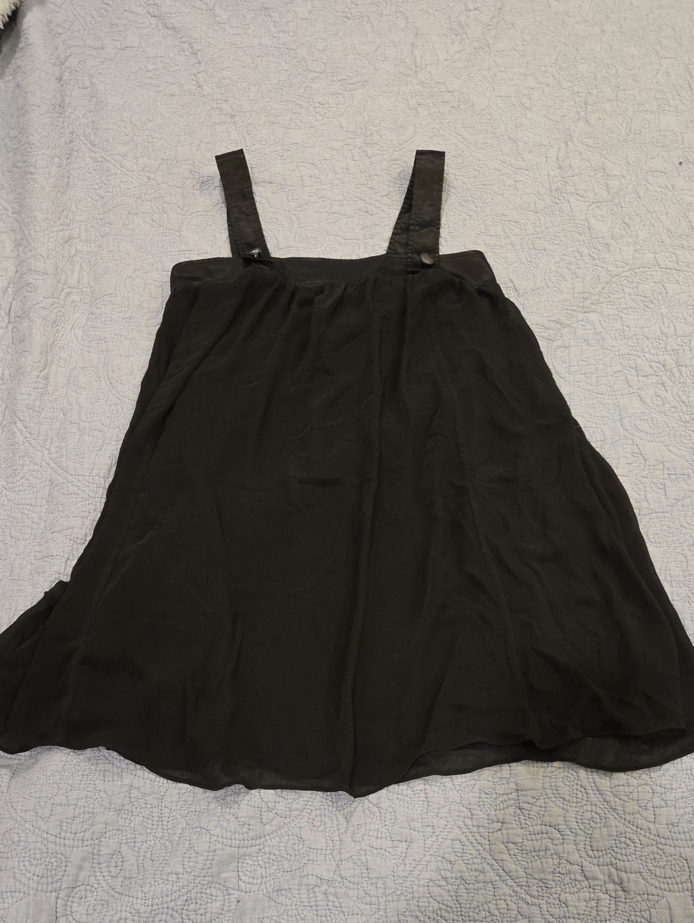 just be Black Mini Babydoll Dresswith Straps Size M!